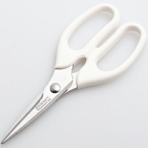 【メール便送料無料】サンクラフト　子ども用キッチンバサミ　カバー付き