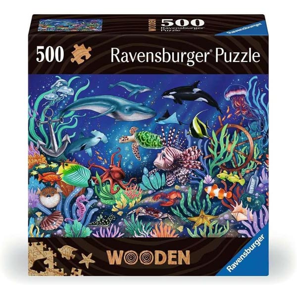 Ravensburger　ラベンスバーガー　ウッドパズル　アンダー・ザ・シー　500ピース　175154(3)