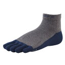 【メール便対応】R×L SOCKS アールエルソックス Type-GRP III ランニンググリップソックス 5本指 チャコール 靴下
