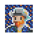 バヌコ BANUCO 2020 ゴッホ 自画像 帽子 400ピース ブロックパズル