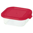 pyrex パイレックス ストレージ スクエア 480ml CP-8613 フタ付き 耐熱ガラス 電子レンジ・オーブン使用可(3)