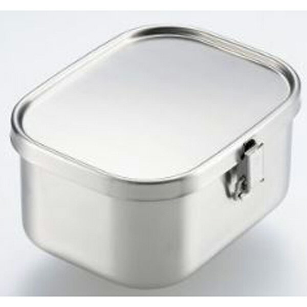 工房アイザワ 深型ランチボックス 1段 900ml 止金付 70090 仕切り付 弁当箱 日本製 新潟 燕市 ステンレス