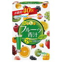 YUWA　ユーワ　おいしいフルーツ青汁　40包　国産　大麦　21種類の野菜