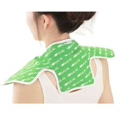 富士商　ホット＆クールパッド　グリーン　首肩用　F9896　アイシング　リラックス　温め
