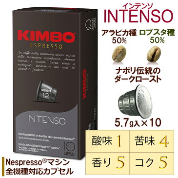 ネスプレッソ 互換 カプセル キンボ kimbo ネスプレッソマシン 全機種対応ネスプレッソ カプセル 互換 キンボ kimbo コーヒー インテンソ 1箱 10 カプセル イタリア製