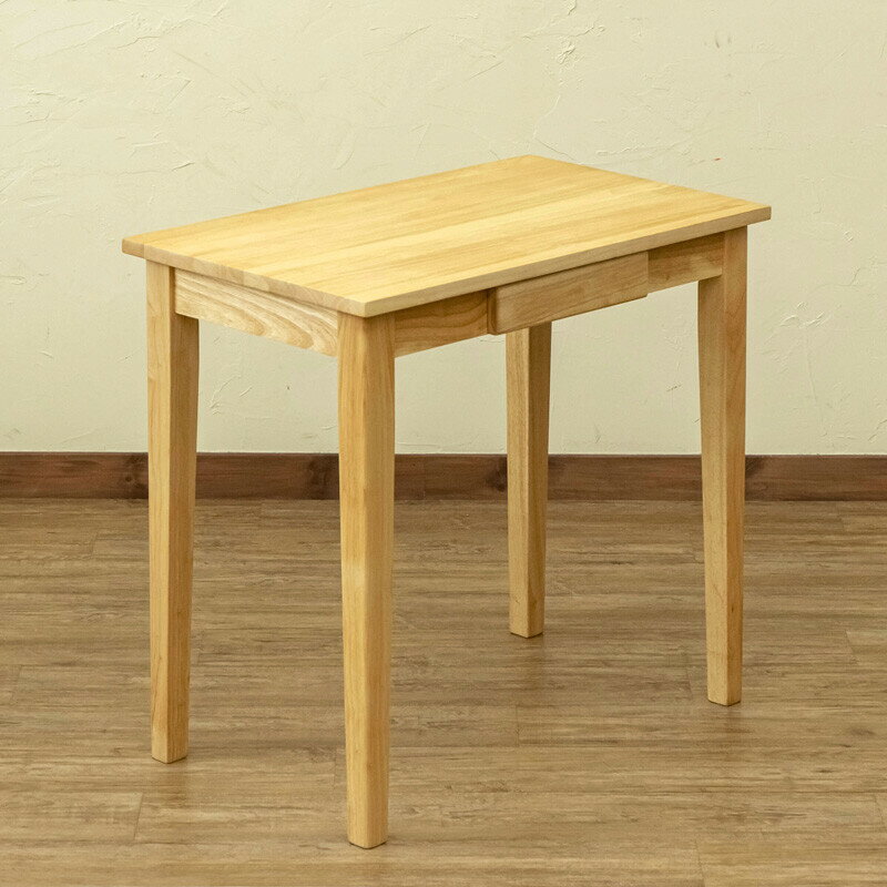 【P5倍】【クーポン】机 デスク テーブル 幅75×45 おしゃれ 北欧風 韓国系 カントリー 小さい 一人暮らし コンパクト 天然木 木製 引き出し 収納付き ナチュラル ホワイトウォッシュ シャビー シンプル フレンチカントリー サカベ 北海道 離島 配送可 ヤマト 送料無料 [3]