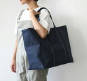 SALE40%OFF //NAPRON ナプロン SIKIRI TOTE LARGE シキリトート ラージ NP-BG15 NAVY/KINARI