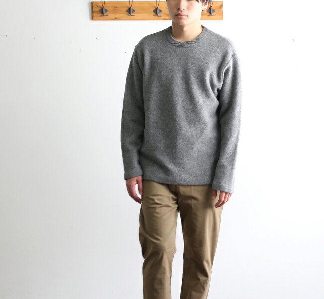 SALE40%OFF //BETTER FELTED WOOL CREW NECK PULL-OVER BTRK1805 
