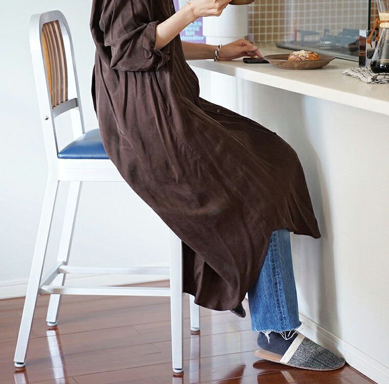 ACME FURNITURE アクメファニチャー SHORELINE HIGH CHAIR ショアラインハイチェア ネイビー [2]