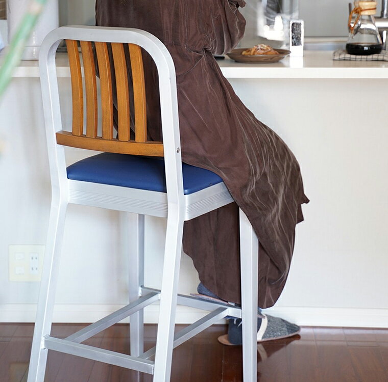ACME FURNITURE アクメファニチャー SHORELINE HIGH CHAIR ショアラインハイチェア ネイビー [3]