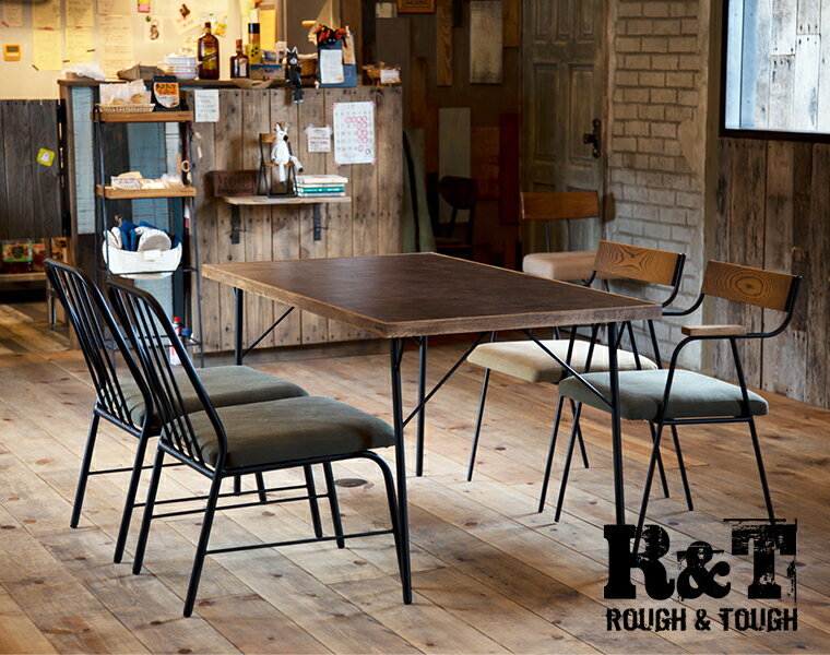 ROUGH&TOUGH ラフアンドタフ 家具 KARMA Dining Table カーマダイニングテーブル サイズ:W1400 D750 H700 mm