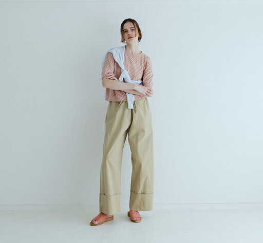 MEYAME メヤメ WAIST CORD WIDE PANTS ウエストコード ワイドパンツ MEY-2022 MEYAME メヤメ WAIST CORD WIDE PANTS ウエストコード ワイドパンツ MEY-2022