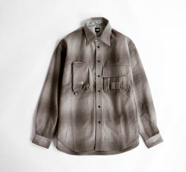 樂天商城 - SALE40%OFF // THE NORTH FACE ザノースフェイス NR62530 ロングスリーブウールフィールドユーティリティシャツ