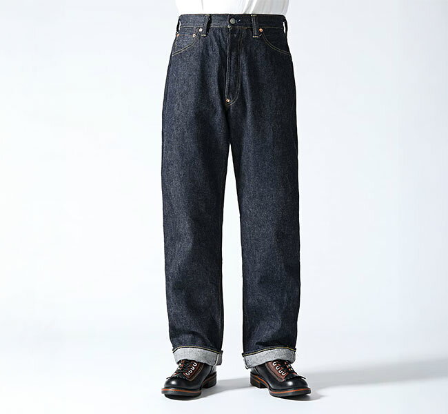 樂天商城 - SUGAR CANE シュガーケーン Lot No. SC42025 デニムパンツ 13oz. DENIM WAIST OVERALLS 2025 MODEL (WIDE LEG)