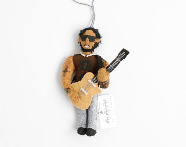 樂天商城 - SILK ROAD BAZAAR シルクロードバザー　フェルトオーナメント　Lenny Kravitz　レニー・クラヴィッツ