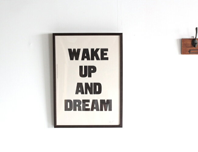 A TWO PIPE PROBLEM LETTERPRESS WAKE UP AND DREAM Lサイズ 再入荷