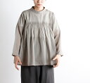 【ポイント20倍 3/24 18:00--5/23 15:59】evam eva エヴァムエヴァ シャーリング プルオーバー shirring pullover E231T095