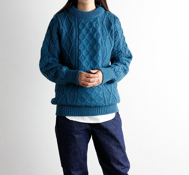 Rakuten - SALE40%OFF //HTS WOOL ARAN CREW PULLOVER ウールアランクルー プルオーバー CHT2051