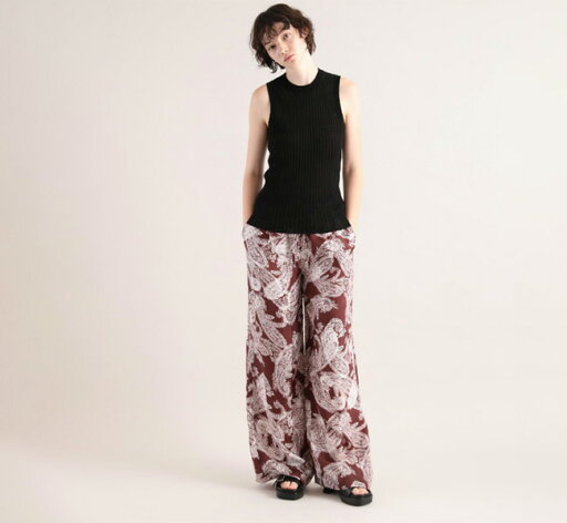 SACRA サクラ OVERLAP PAISLEY PANTS オーバーラップペイズリー パンツ 125206113 SACRA サクラ OVERLAP PAISLEY PANTS オーバーラップペイズリー パンツ 125206113