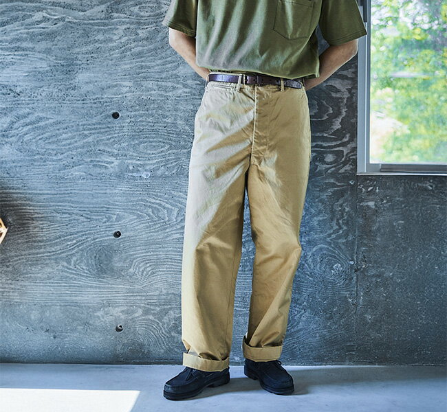 樂天商城 - orslow オアスロウ 03-V5361-41 ヴィンテージ アーミー トラウザー ダークカーキ VINTAGE FIT ARMY TROUSERS DARK KHAKI