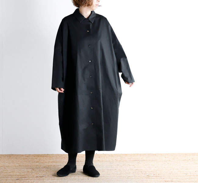 樂天商城 - mizuiro ind ミズイロインド 1-250084 ワイドシャツワンピース