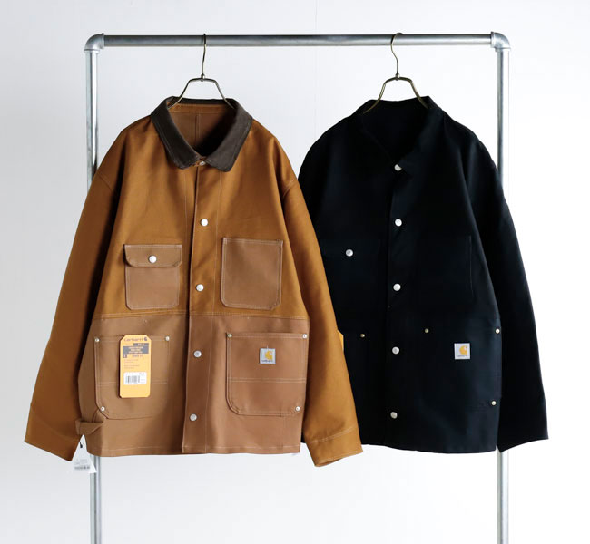 樂天商城 - THRIFTY LOOK スリフティールック TL25S06300 カーハート リメイクカバーオールジャケット US CARHARTT DUCK FILM COVERALL