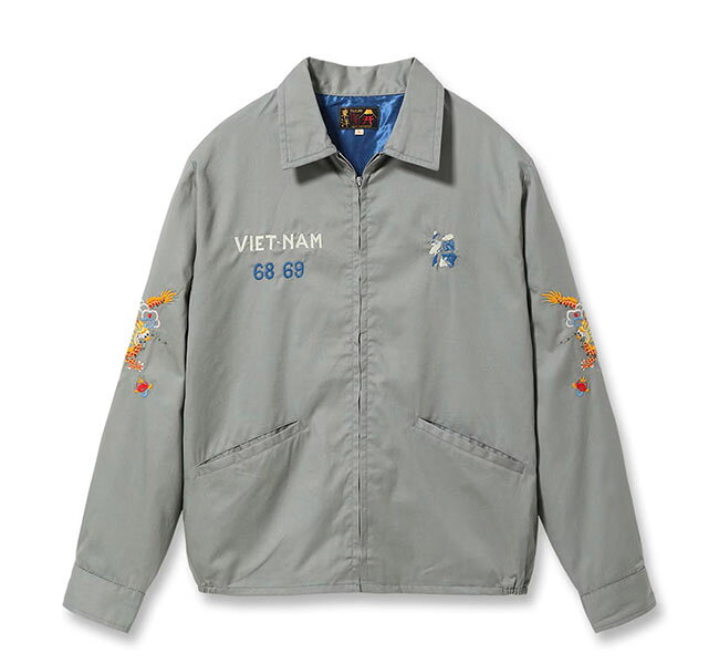 樂天商城 - TAILOR TOYO テーラー東洋 Lot No. TT15879-115 / Late 1960s Style Cotton Vietnam Jacket “DRAGON” ベトジャン スーベニアジャケット