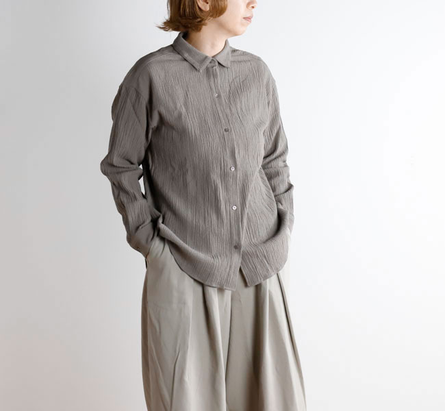 樂天商城 - evam eva エヴァムエヴァ E261T052 コットンシャツ cotton shirt