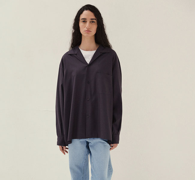 樂天商城 - KAPTAIN SUNSHINE キャプテンサンシャイン KS26SSH01 サマーウール オープンカラーシャツ Summer Wool Open Collar Shirt