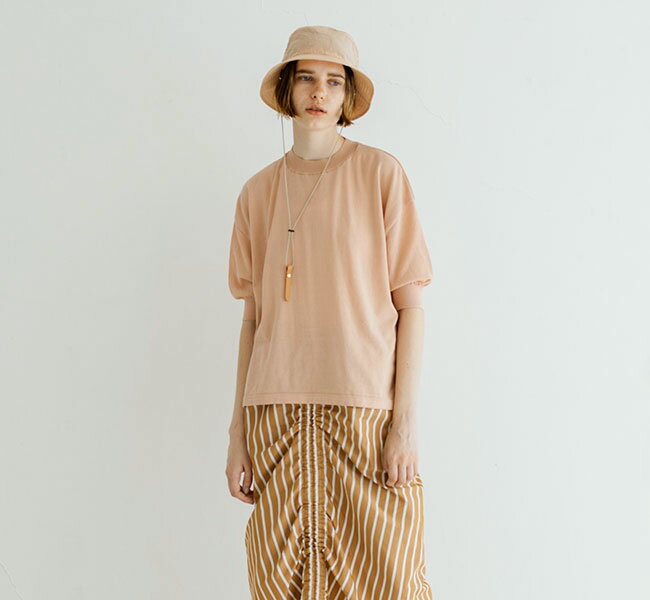 樂天商城 - MEYAME メヤメ MEY-1268 COTTON KNIT TEE コットンニット Tシャツ