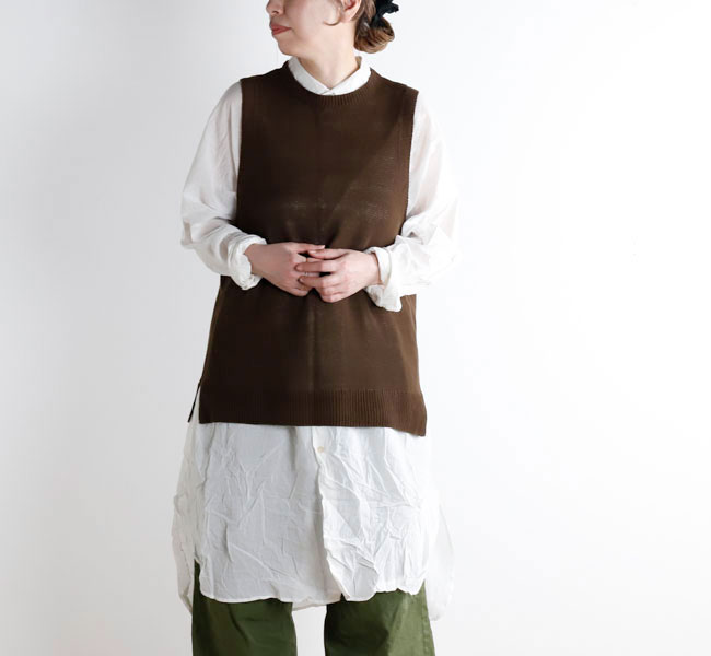 樂天商城 - Veritecoeur ヴェリテクール VCK-307 テンセルノースリーブニット