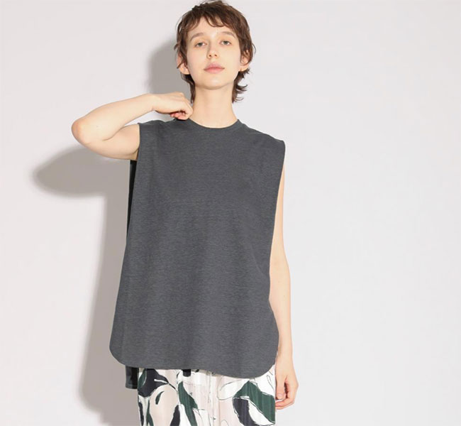 樂天商城 - SACRA サクラ 126246091 ノースリーブトップ VINTAGE HEATHERED COTTON TOP