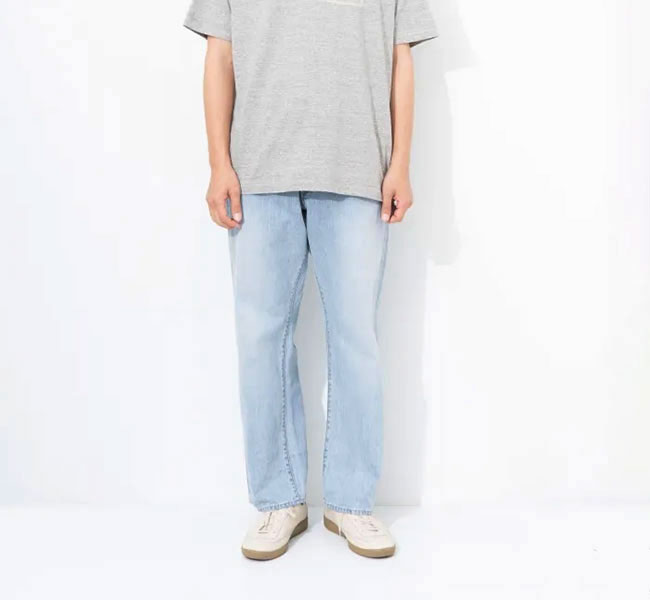 Rakuten - ordinary fits オーディナリーフィッツ 117BL デニムパンツ 117 TYPE LOOSE / BLEACH
