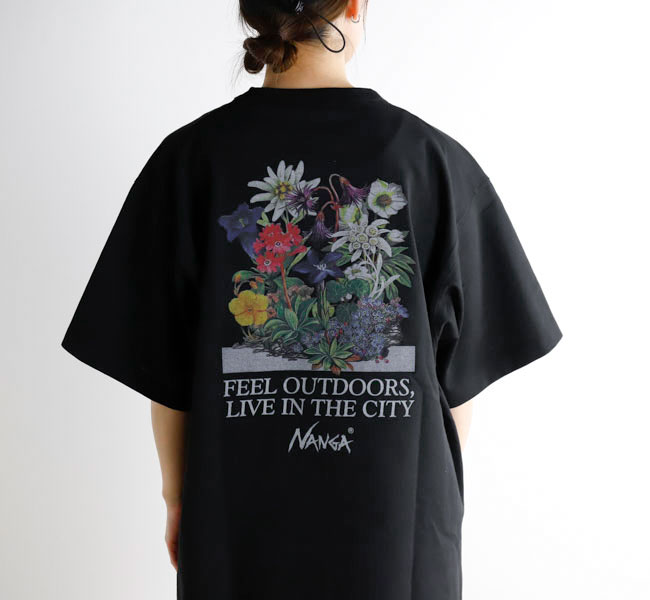 樂天商城 - NANGA ナンガ NA26S1MO36 エコハイブリッド ビンテージフラワー Tシャツ ECO HYBRID VINTAGE FLOWER TEE