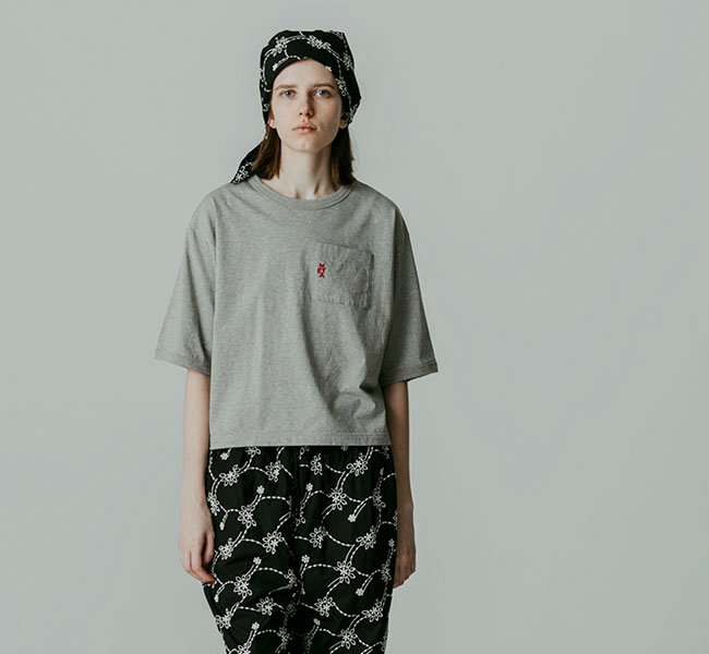 Rakuten - MEYAME メヤメ MEY-2436 ポケットTシャツ EMBROIDERED POCKET TEE
