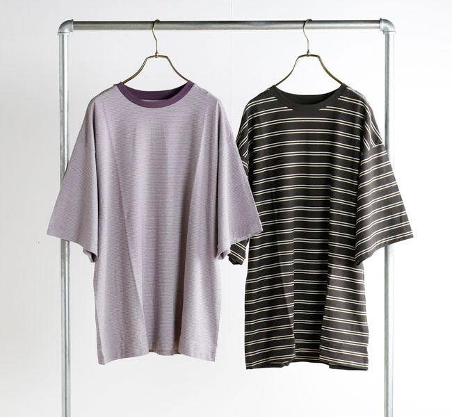樂天商城 - KAPTAIN SUNSHINE キャプテンサンシャイン KS26SCS08 ストライプ S/S Tシャツ Hard Twisted Stripe Jersey Half-sleeve Tee