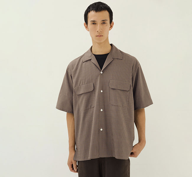 樂天商城 - KAPTAIN SUNSHINE キャプテンサンシャイン KS26SSH02 サマーウール オープンカラーシャツ 半袖 Summer Wool Open Collar SS Shirt