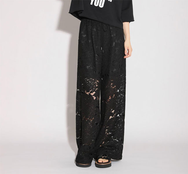 Rakuten - SACRA サクラ 126216111 リーフラッセルレースパンツ LEAF RASCHEL LACE PANTS