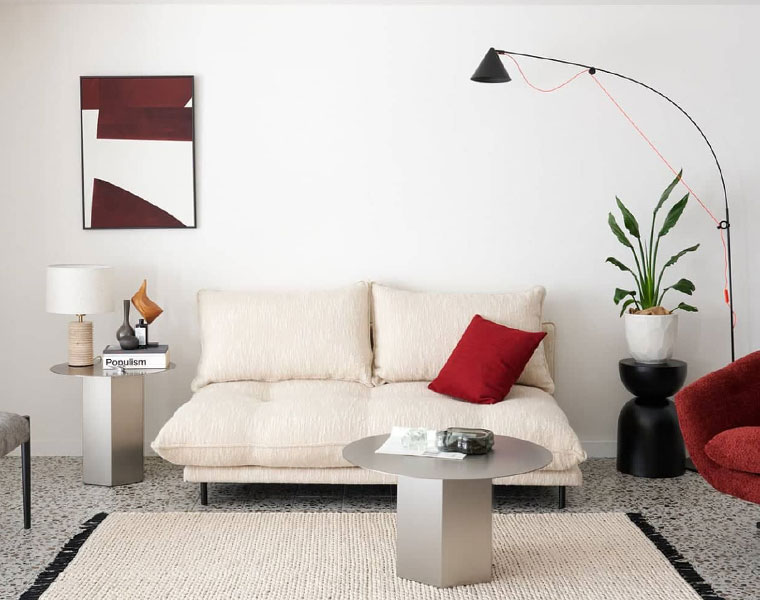 樂天商城 - journal standard Furniture ジャーナルスタンダードファニチャー PORTO SOFA Low W1700 (26IV)　ポルトソファ　アイボリー