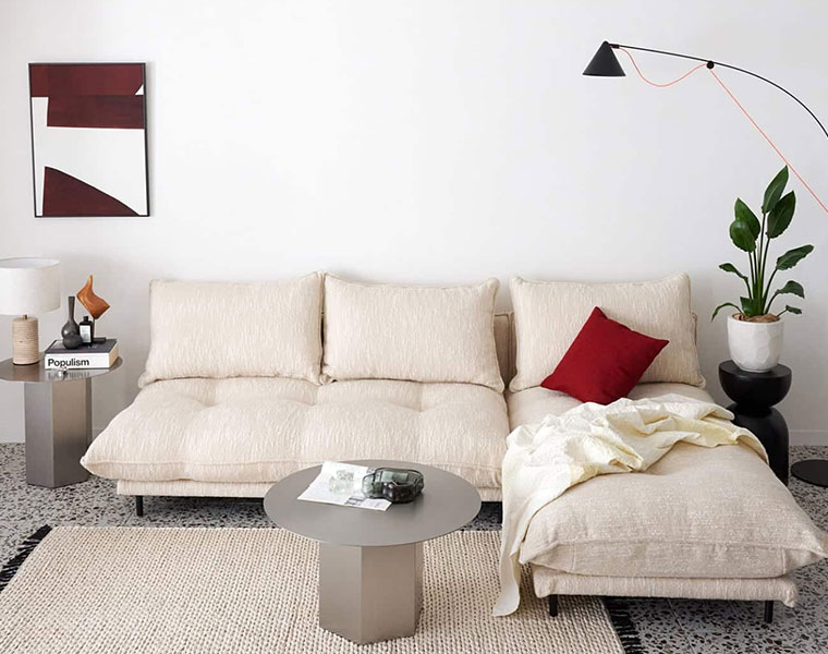 樂天商城 - journal standard Furniture ジャーナルスタンダードファニチャー PORTO COUCH SOFA Low (26IV)　ポルトカウチソファ　アイボリー