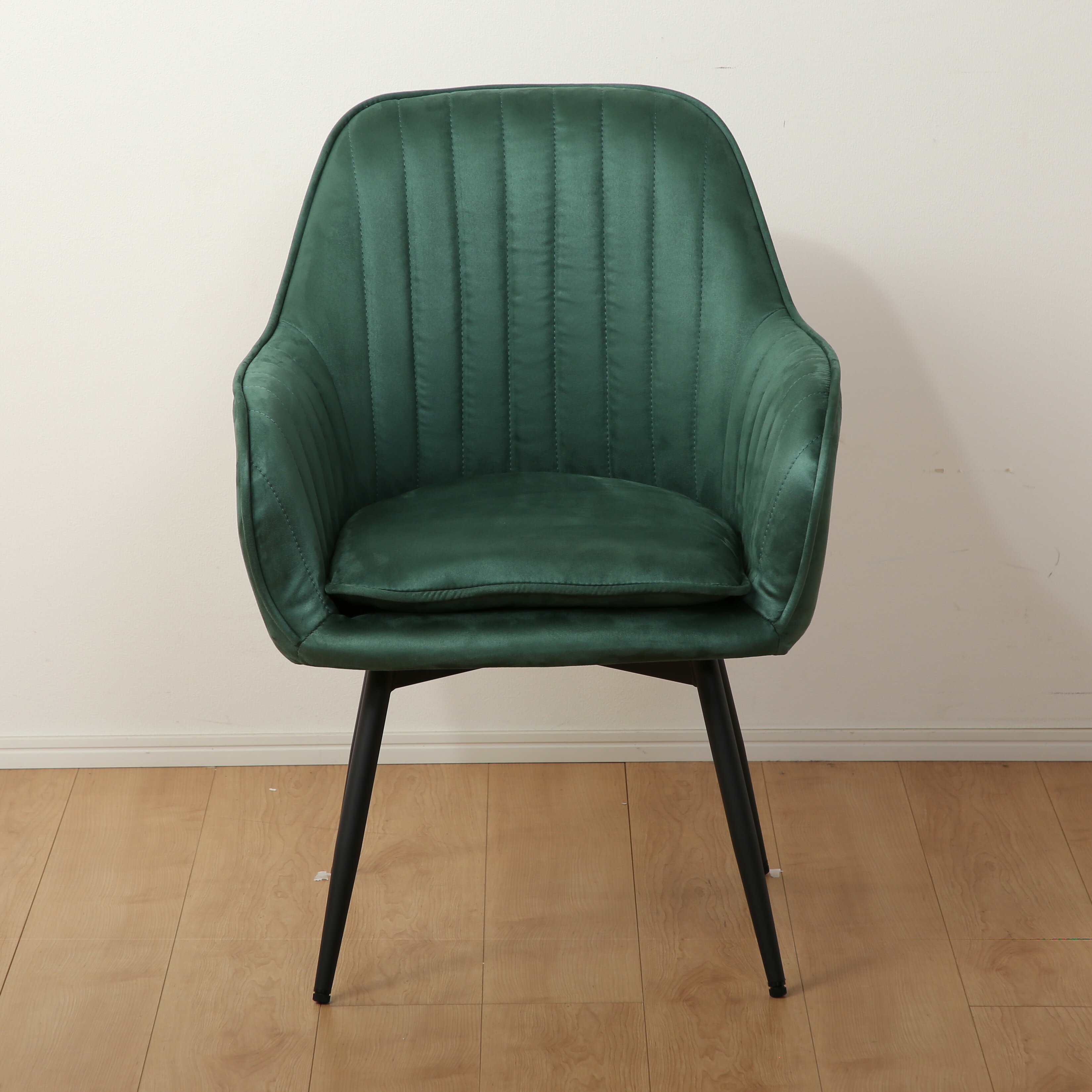 最大10,000円クーポン【6脚セット】BCC-DC 回転式ダイニングチェア カラー| グリーン色 / 全4色材 料| ポリエステル(布) スチール脚サイズ| 幅57×奥行き59×高さ80cm 座面高:45cm 回転チェア 椅子 デスクチェア 店舗用にも [2]