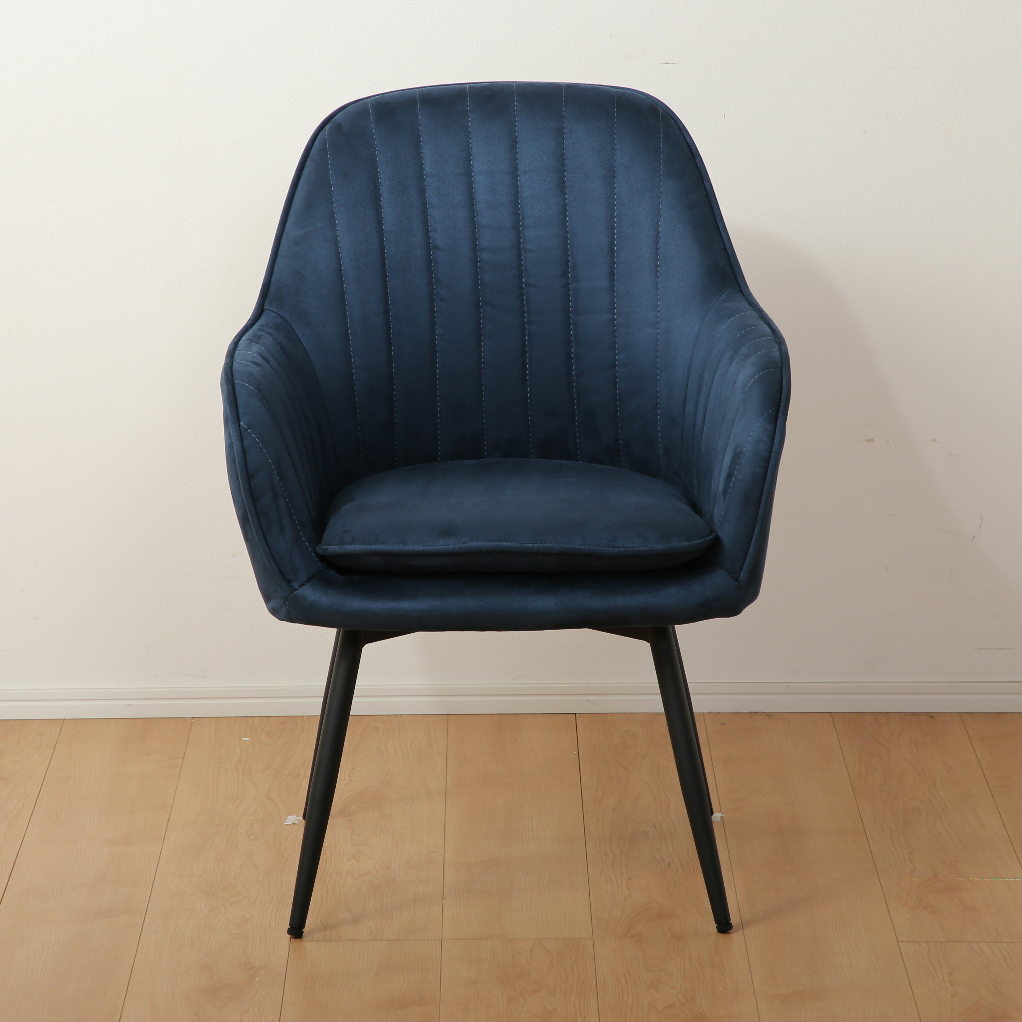 最大10,000円クーポン【2脚セット】BCC-DC 回転式ダイニングチェア カラー| ネイビー色 / 全4色材 料| ポリエステル(布) スチール脚サイズ| 幅57×奥行き59×高さ80cm 座面高:45cm 回転チェア 椅子 デスクチェア 店舗用にも [3]