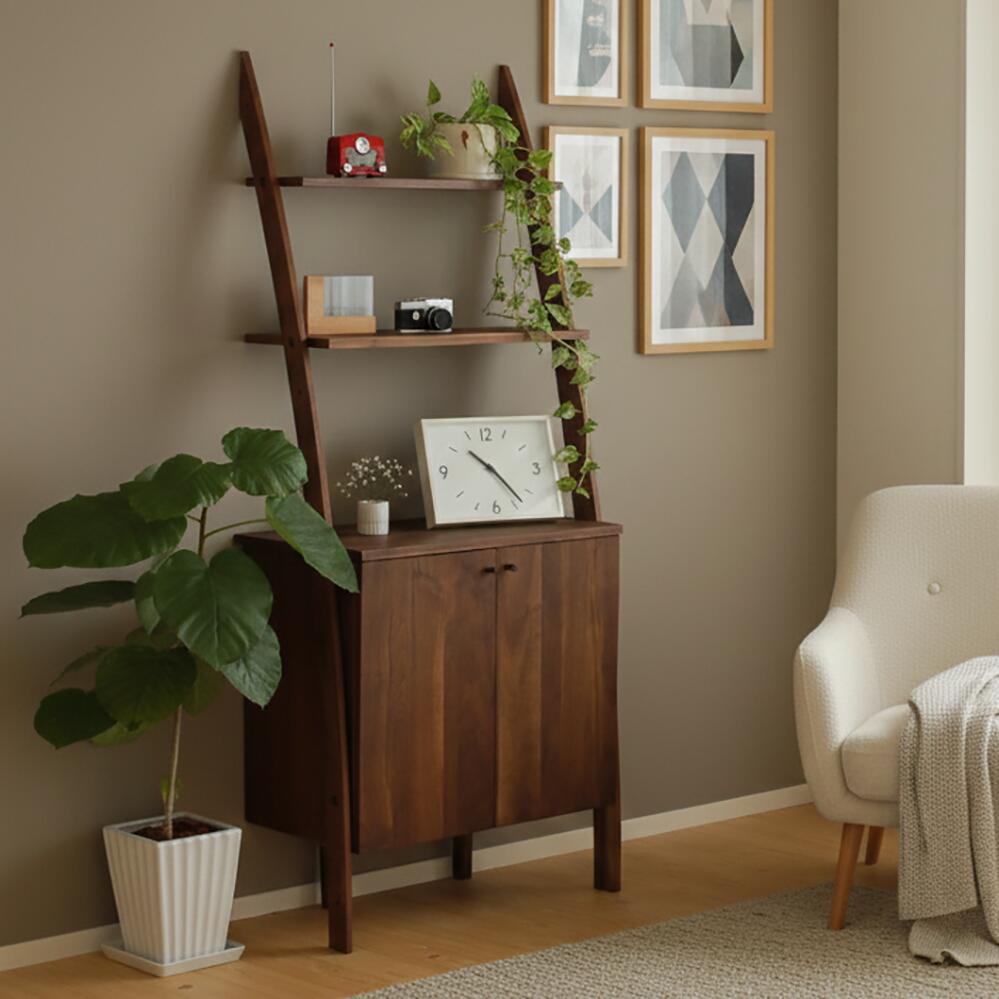 【 在庫わずか 】クーポン祭り開催中！日本製 国産 DP 電話台 リビングボード 北欧カラー ウォルナット オーク生産国 国産 日本製 主素材 無垢材 ウォールナット オーク木製 fax台 連結 壁面収納 リビング収納 オフィス おしゃれ KGKR