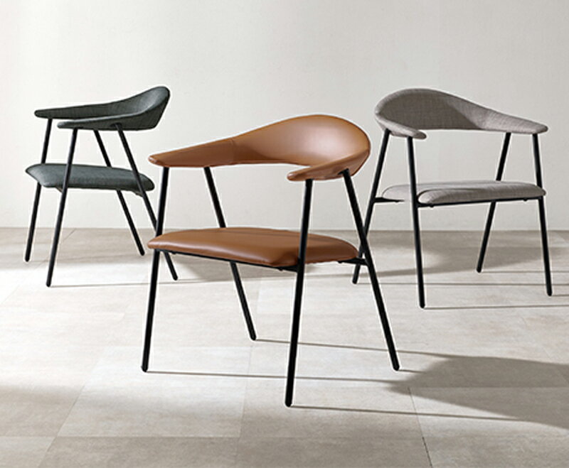 ・クーポン祭り開催中!【6脚セット】商品名 FOGU マルチチェアカラー ダークグレー / グレー / ブラウン 全3色サイズ 幅60×奥行54×高さ76×座面高41.5cm主素材 スチール 積層材組立式 北欧スタイル シンプル ダイニングチェア [2]