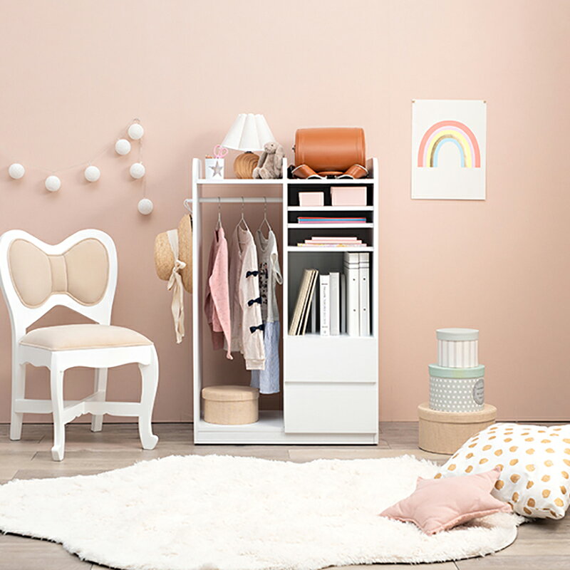 商品名 LaRack ララック【1台単品】ランドセルラックカラー ナチュラル・グレー・ホワイト / 全3色サイズ 幅68.5 奥行41.5 高さ107cm組み立て商品 キッズ収納 キャスター付き ランドセル収納 収納棚 収納シェルフ 収納ラック ランドセル置き 絵本ラック 引き出し [2]