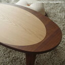 Capri 150 ローテーブル 座卓ミッドセンチュリー モダン リビングテーブル木製 折り畳み 座卓 和モダン センターテーブル 円卓 机楕円 折脚 おしゃれ ウォールナット