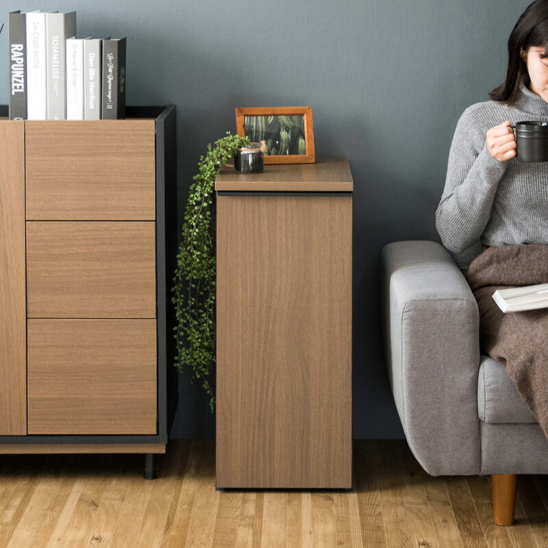 OTT-DB【1台単品】ゴミ箱 ダストボックス ごみ箱カラー:ホワイト/ブラウン/ナチュラルサイズ:幅30×奥行き45.5×高さ70cm主素材:合成樹脂化粧繊維板ゴミバコ ごみばこ スリム 店舗用ダストBOX ウッド 木目 おしゃれ 組立式 分別 オフィス