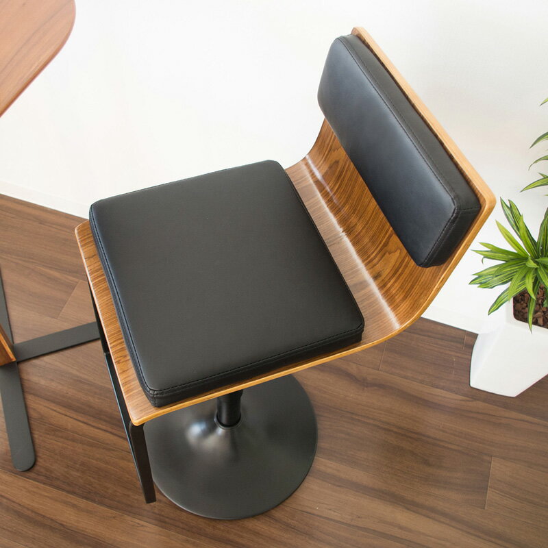 商品名| PT-BC【3脚セット】カウンターチェア ハイチェアカラー| ブラック塗装サイズ| 幅41×奥行き49×高さ84〜100 座面高63〜85cm昇降式 シンプル スタイル バーチェア バーカウンターチェア コントラクトにも カウンター椅子 組立て品 [2]