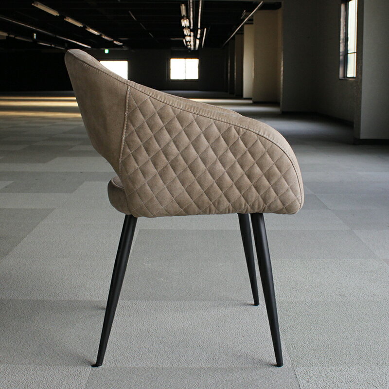 【3脚セット】Reeg リーグ ダイニングチェアカラー| ベージュ色/2色あります。材 料| ポリエステル(布) スチール脚サイズ| 幅57×奥行き56×高さ78cm 座面高:45cm チェアー 椅子 デスクチェア 店舗用にも [3]