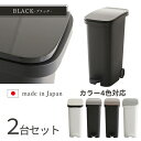 ROTI-DB ゴミ箱 ダストボックス ごみ箱 【2台セット】カラー:ホワイト/ブラック/シルバー/ウォールナットサイズ:幅25.5×奥行40.3×高さ58.8...